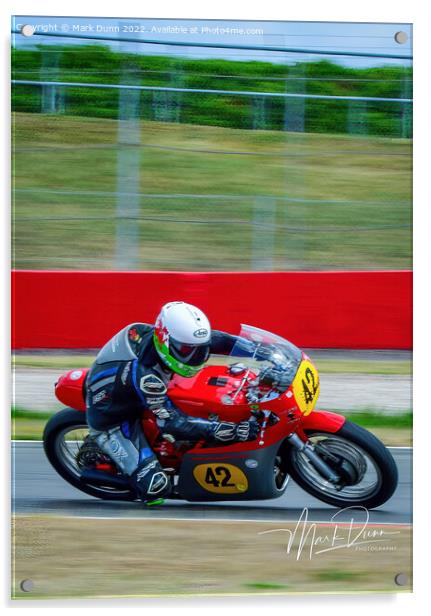A Classic Motorcycle  Acrylic by Mark Dunn
