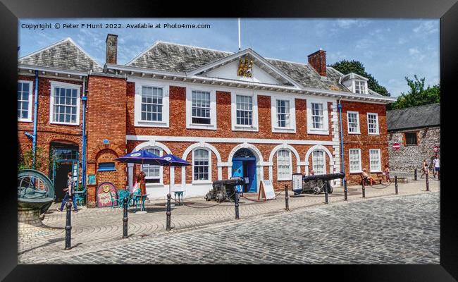 Exeter Quay Old Custom House Framed Print by Peter F Hunt