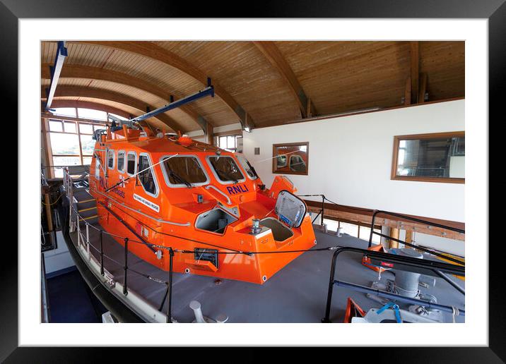 Tamar-Class RNLB Edward and Barbara Prigmore Framed Mounted Print by Leighton Collins