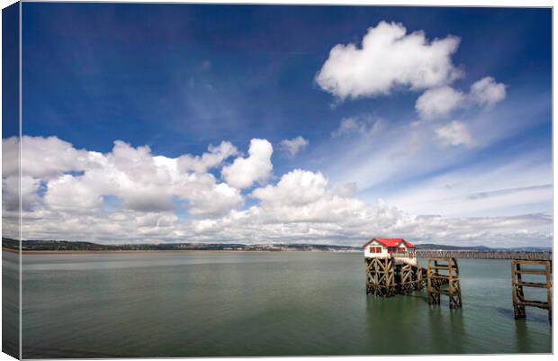 The old Mumbles lifeboat station Canvas Print by Leighton Collins