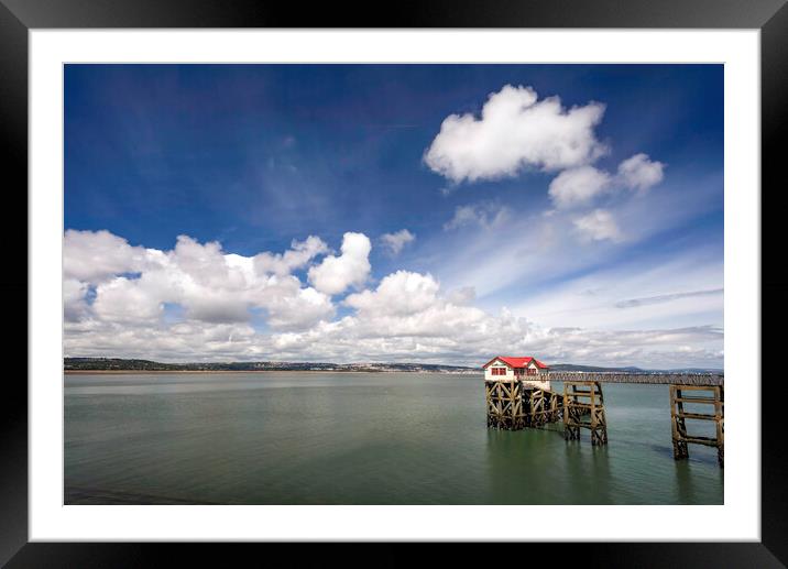 The old Mumbles lifeboat station Framed Mounted Print by Leighton Collins
