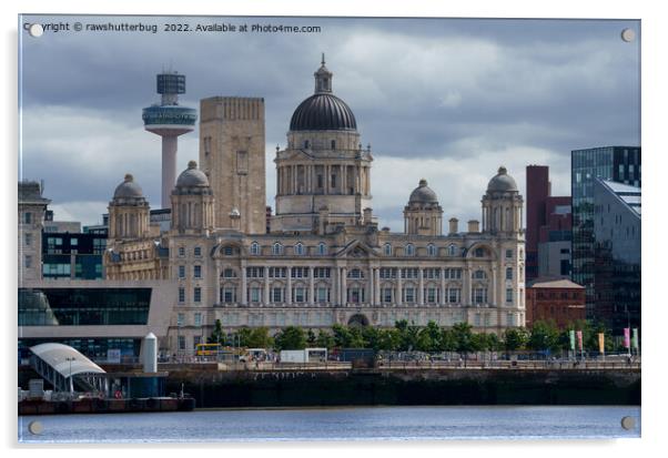 Port of Liverpool Building Acrylic by rawshutterbug 