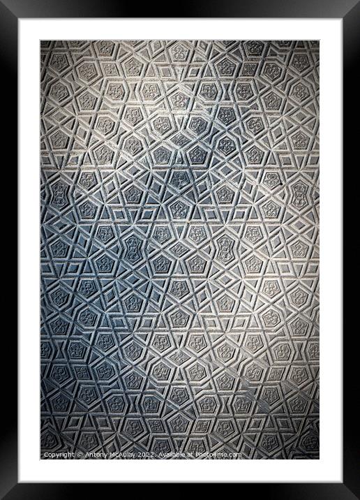 Istanbul Islamic Pattern Framed Mounted Print by Antony McAulay