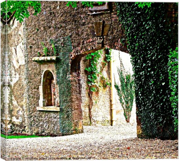 Manor House Entrance Canvas Print by Stephanie Moore