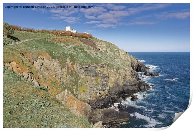 The Lizard point late spring afternoon  Print by Duncan Savidge