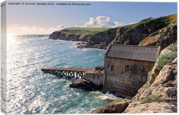 The Lizard lifeboat station  Canvas Print by Duncan Savidge