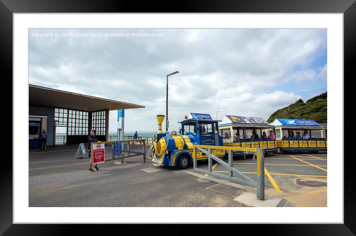 Bournemouth Belle Land Train Framed Mounted Print by Derek Daniel