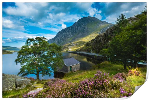 Llyn Ogwen. Print by Bill Allsopp