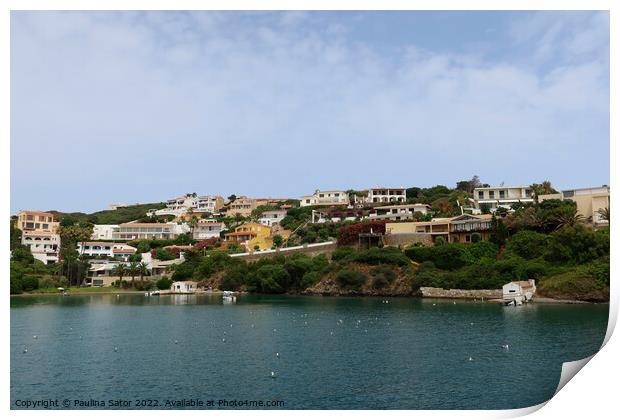 Mahon (Mao), Minorca, Spain Print by Paulina Sator