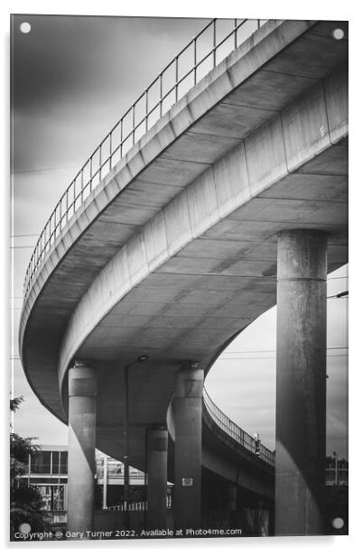 DLR Curve Acrylic by Gary Turner