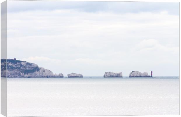 The Needles hampshire Canvas Print by Gary Turner