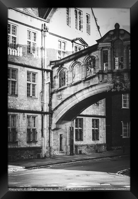Bridge of Sighs Oxford Framed Print by Gary Turner