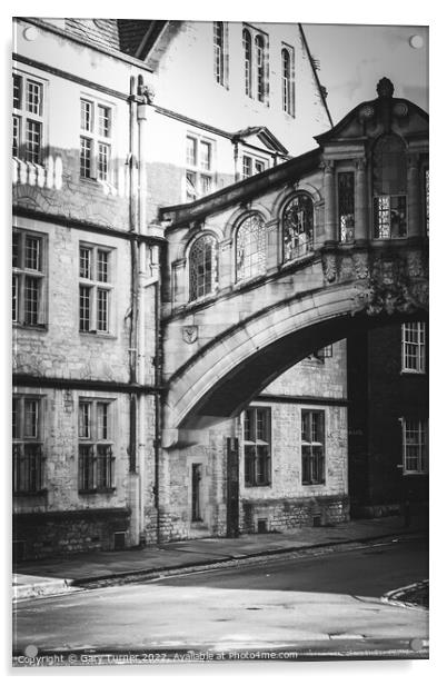 Bridge of Sighs Oxford Acrylic by Gary Turner