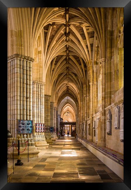 Exeter Cathedral Framed Print by Bill Allsopp