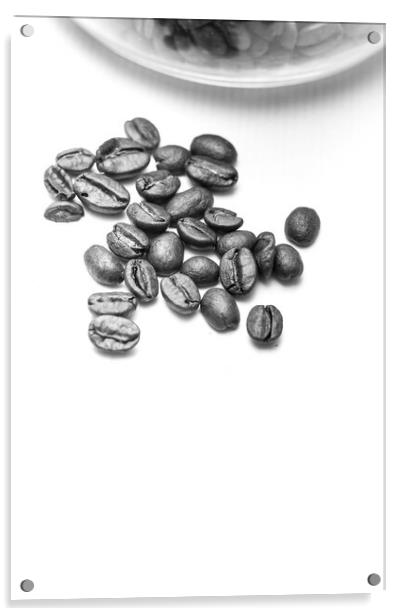 Coffee Beans Acrylic by Gary Turner