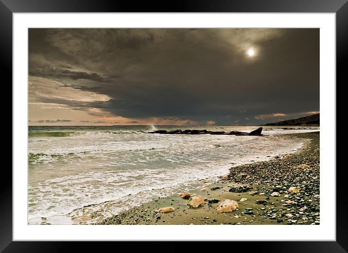 Cyprus Storm Framed Mounted Print by Ian Collins
