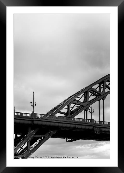 Tyne Bridge Newcastle Framed Mounted Print by Gary Turner