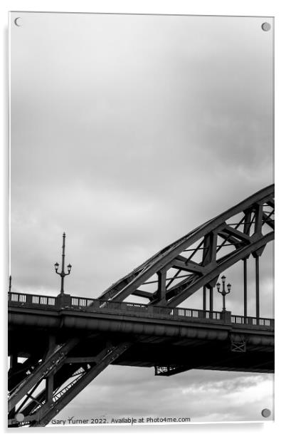 Tyne Bridge Newcastle Acrylic by Gary Turner