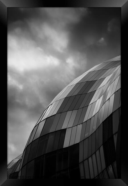 Abstract of The Sage, Gateshead Framed Print by Gary Turner