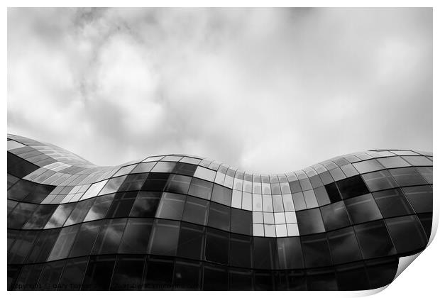 Abstract of The Sage, Gateshead Print by Gary Turner
