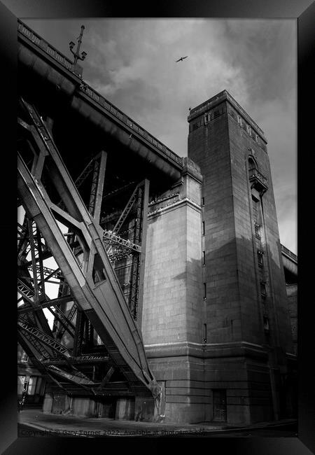 Towers of Newcastle Tyne Bridge Framed Print by Gary Turner
