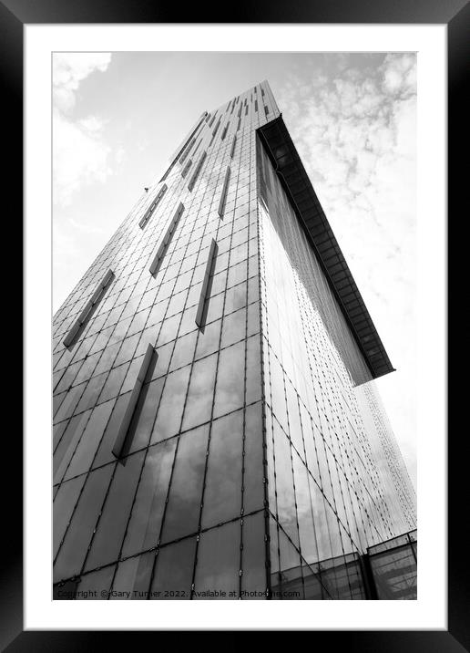Beetham Tower I Framed Mounted Print by Gary Turner
