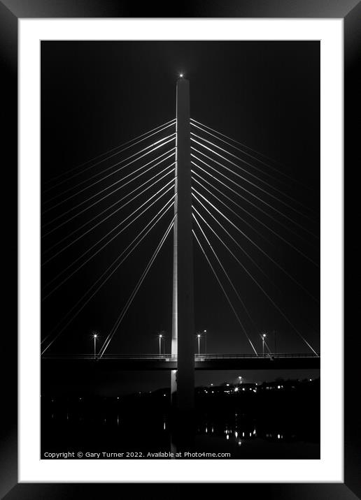 Lines of The Northern Spire Framed Mounted Print by Gary Turner