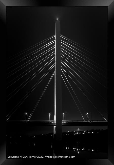 Lines of The Northern Spire Framed Print by Gary Turner