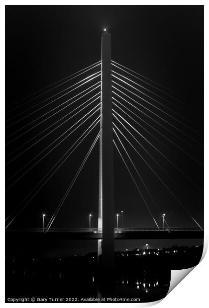 Lines of The Northern Spire Print by Gary Turner