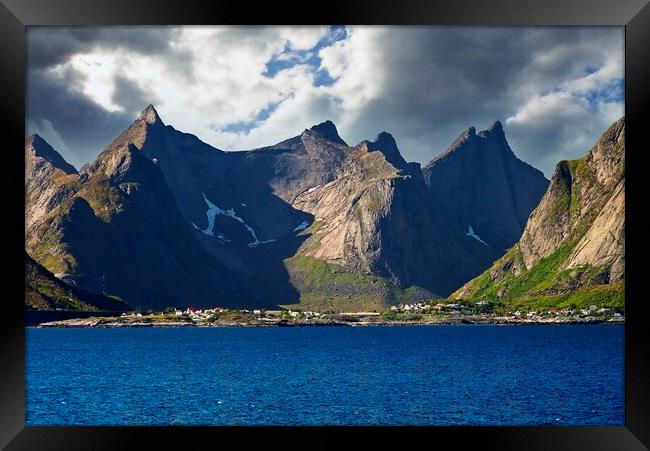Lofoten Islands Landscape Norway Framed Print by Martyn Arnold