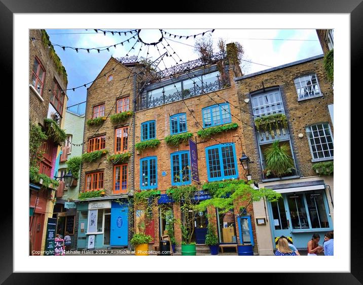 Neal's Yard, Covent Garden London Framed Mounted Print by Nathalie Hales