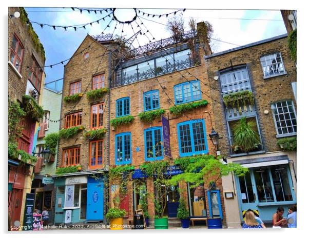 Neal's Yard, Covent Garden London Acrylic by Nathalie Hales