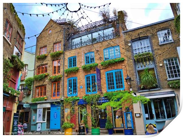 Neal's Yard, Covent Garden London Print by Nathalie Hales