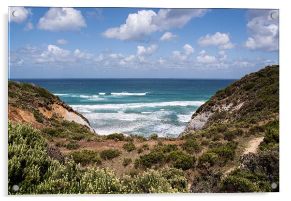 Southern Ocean from Australian coast Acrylic by Sally Wallis