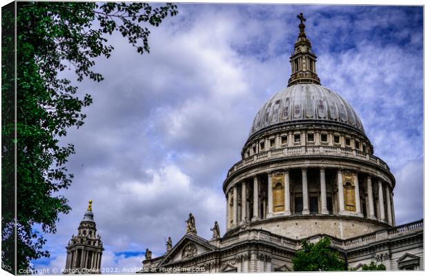 St Paul's Cathedral Canvas Print by Anton Cooke