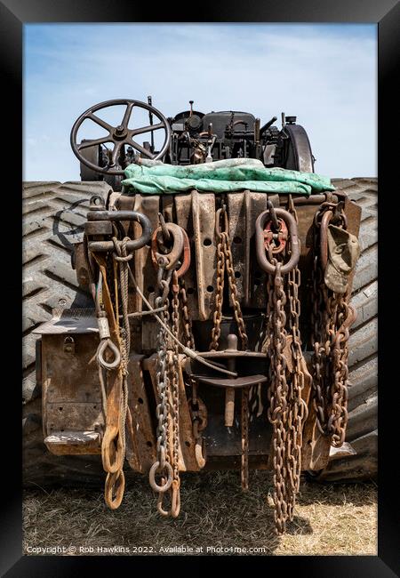 Traction Chains Framed Print by Rob Hawkins