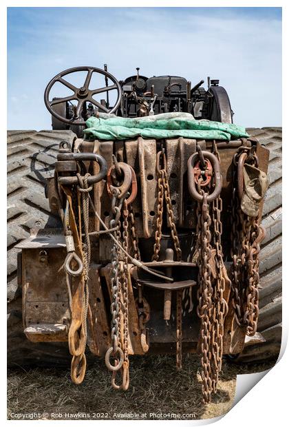 Traction Chains Print by Rob Hawkins