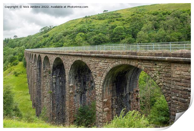 The Old Viaduct at Smardale Cumbria Print by Nick Jenkins