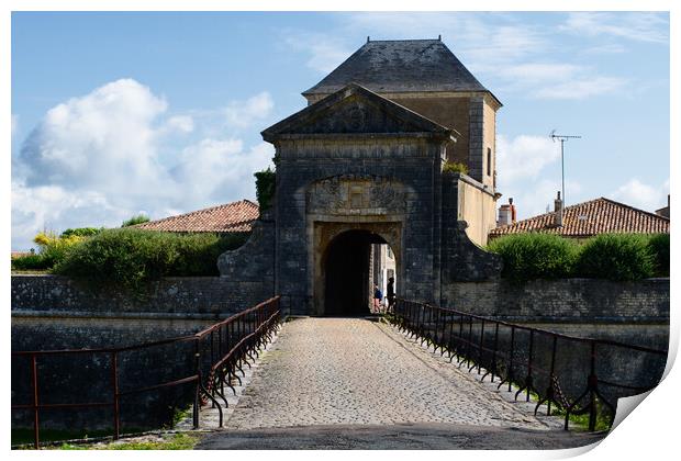 porte des campani in summertime Print by youri Mahieu