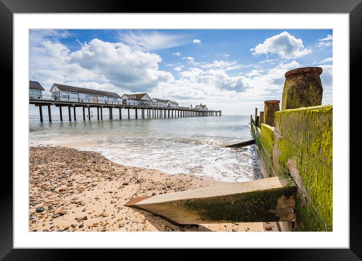 Southwold Pier and seascape Framed Mounted Print by Jason Wells