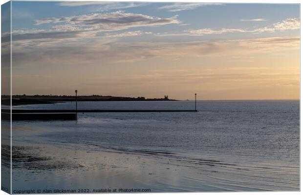 looking out across the bay  Canvas Print by Alan Glicksman