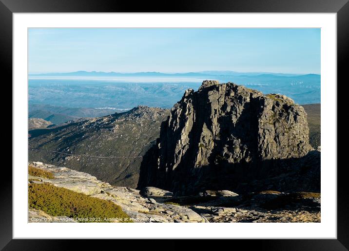 Serra da Estrela Horizon and Peaks Framed Mounted Print by Angelo DeVal