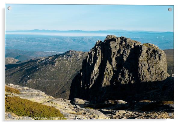 Serra da Estrela Horizon and Peaks Acrylic by Angelo DeVal
