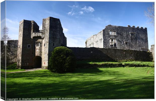 The Enchanting Ruins of Berry Pomeroy Castle Canvas Print by Stephen Hamer