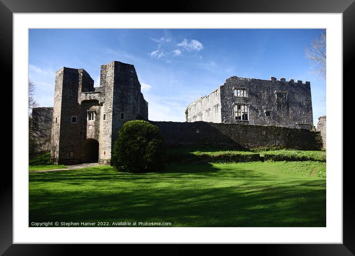 The Enchanting Ruins of Berry Pomeroy Castle Framed Mounted Print by Stephen Hamer