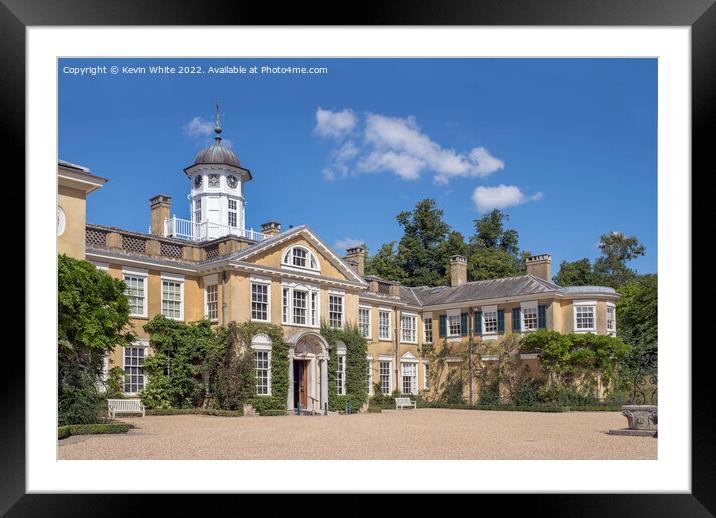 Polesden Lacey mansion house Framed Mounted Print by Kevin White