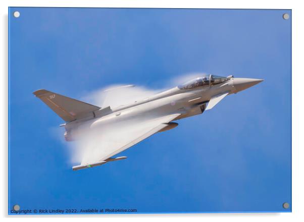 Euro Fighter Typhoon Acrylic by Rick Lindley