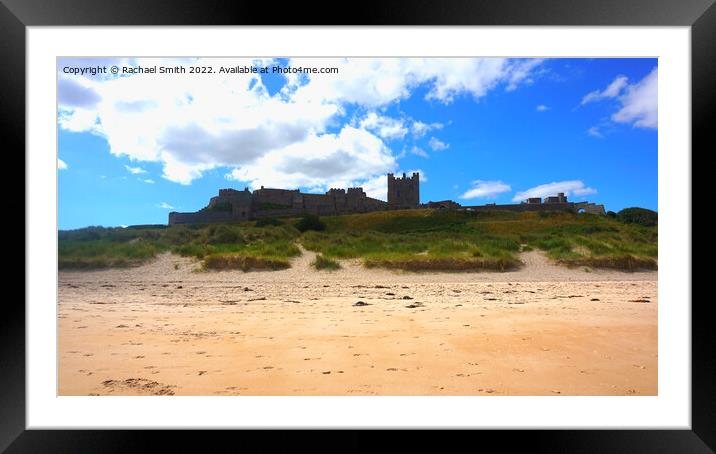 Bamburgh castle  Framed Mounted Print by Rachael Smith