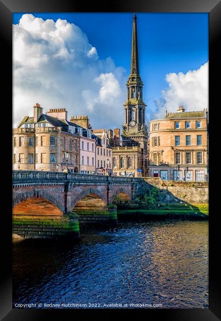 Majestic view of Ayr Town Hall Framed Print by Rodney Hutchinson
