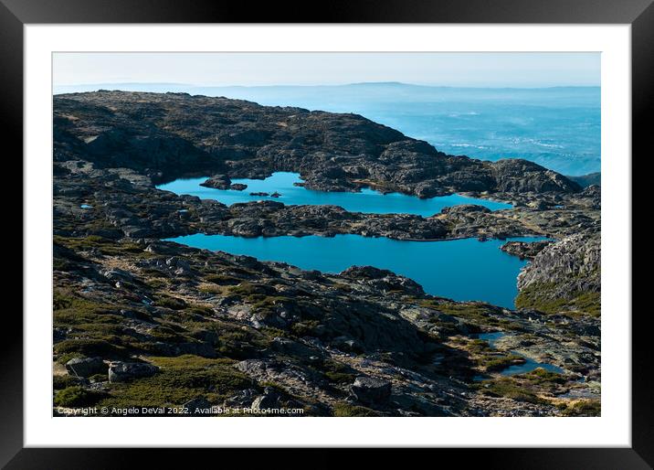 Lakes in Serra da Estrela Framed Mounted Print by Angelo DeVal